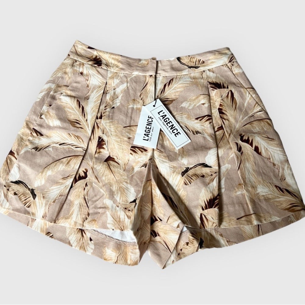 L’Agence High-Waisted Shorts